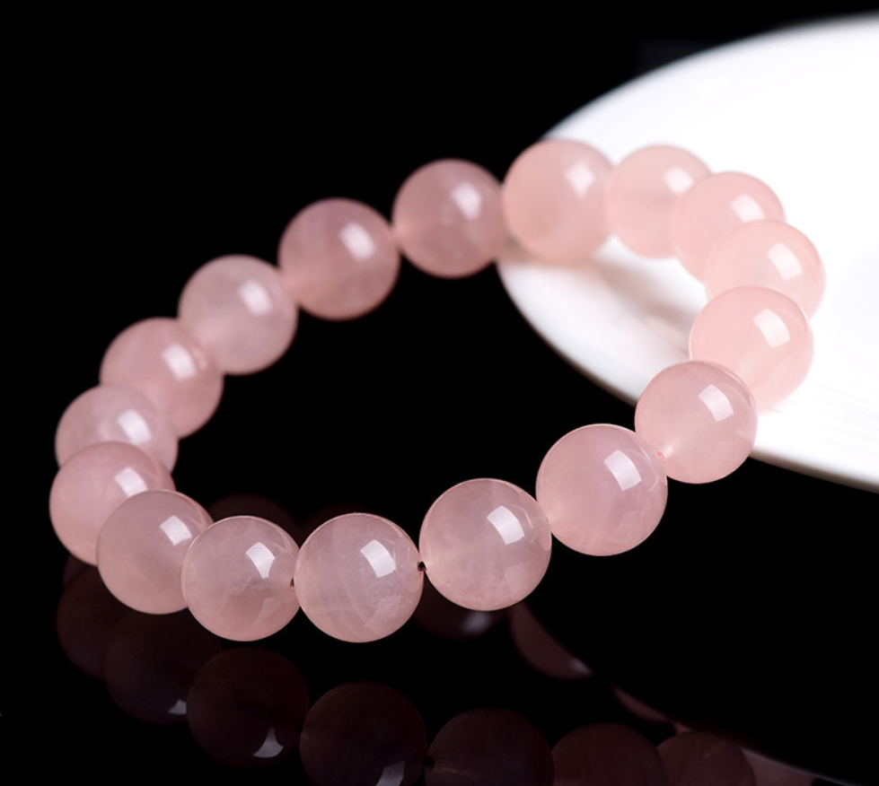 Natural Pink Moonstone Bracelet - Emotional Healing & Self-Love