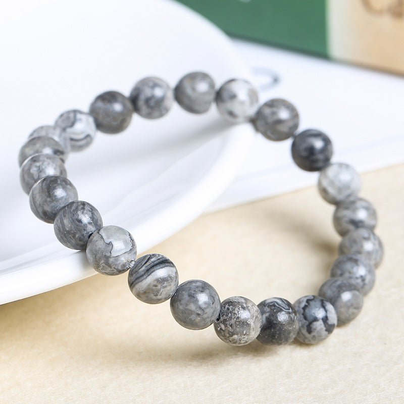 Natural Map Jasper Bracelet - Grounding & Creative Liberation