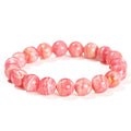 Natural Argentine Rhodochrosite Bracelet - Heart Chakra Healing & Soulmate Attraction