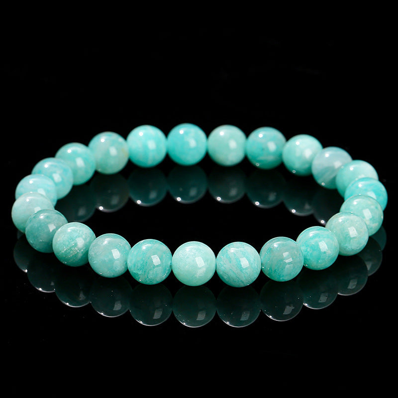 Natural Amazonite Bracelet - Courage & True Expression
