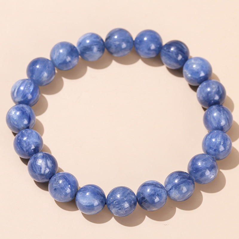 Natural Blue Kyanite Crystal Bracelet - Alignment & Clarity