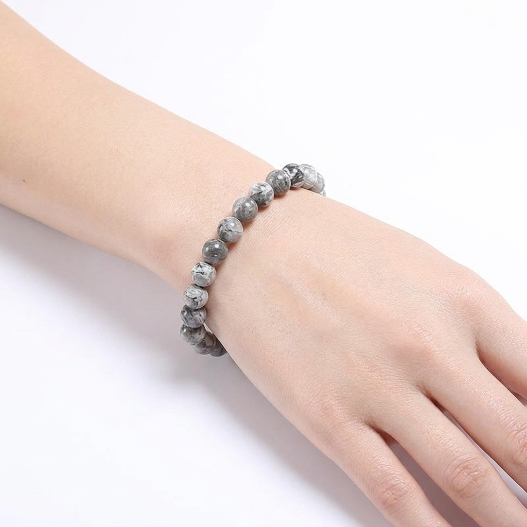 Natural Map Jasper Bracelet - Grounding & Creative Liberation
